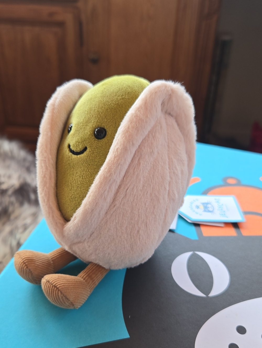 Jellycat Amuseables Horatio Pistachio 5.5x3.1x3.1" Soft & Plush BNWT Authentic - Picture 5 of 8